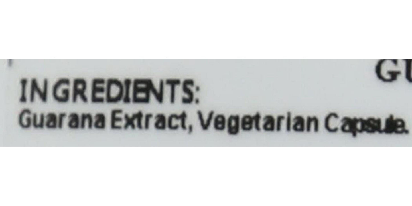 BULK POWDERS Guarana Capsules, 400 mg, Pack of 90