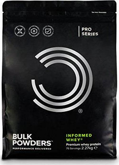BULK POWDERS Informed Whey Protein Isolate Powder, Protein Shake with Added Digestive Enzymes, Double Chocolate, 2.27 kg