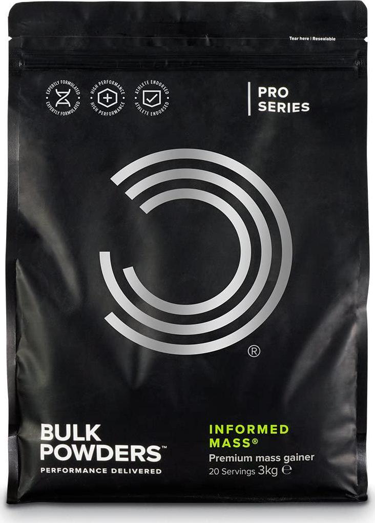 BULK POWDERS Informed Mass, Mass Gainer, Whey Protein Shake, Double Chocolate, 3 kg