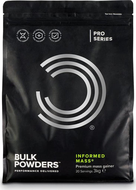 BULK POWDERS Informed Mass, Mass Gainer, Whey Protein Shake, Double Chocolate, 3 kg