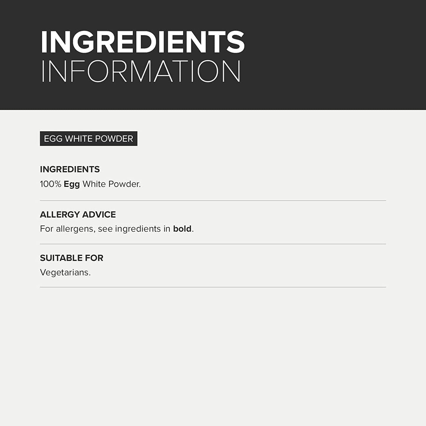 BULK POWDERS Pure Egg White Powder, Unflavoured, 1 kg