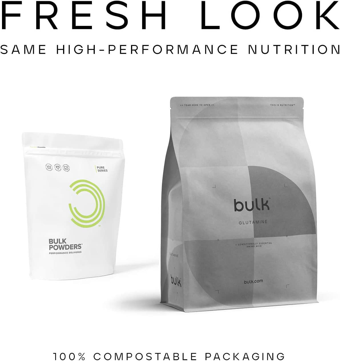 BULK POWDERS Pure L-Glutamine Powder, Unflavoured, 500 g