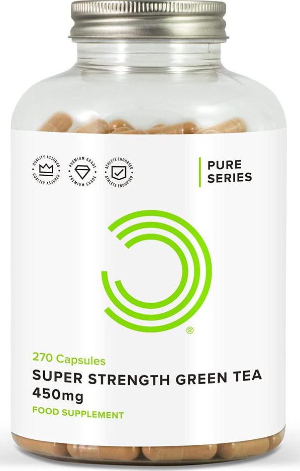 BULK POWDERS Super Strength Green Tea Capsules, 450 mg, Pack of 270