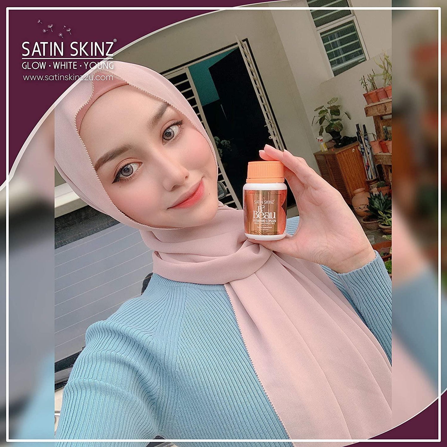 B'Beau L-Glutathione 500mg And B'Beau Vitamin C Capsule