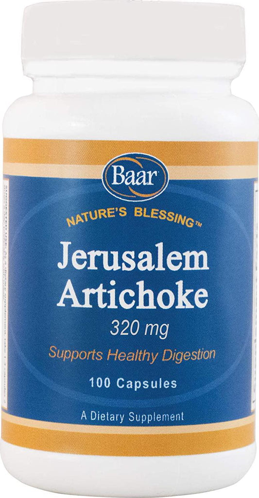 Baar Organic Jerusalem Artichoke, 320 mg, 100 Capsules