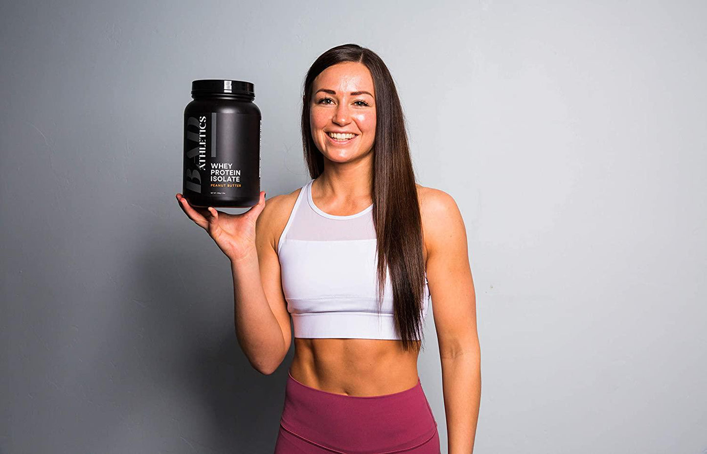 Bad Athletics Grass Fed 100% Whey Protein Isolate, Coconut - Five Ingredients, 20g of Protein, Naturally Flavored and Sweetened(30 Servings)