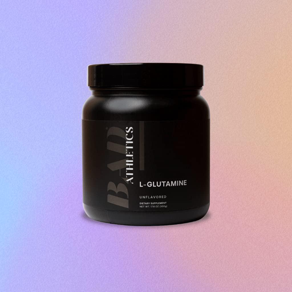 Bad Athletics L-Glutamine Powder 5000mg | Immune and Intestinal Supplement | 100 Servings