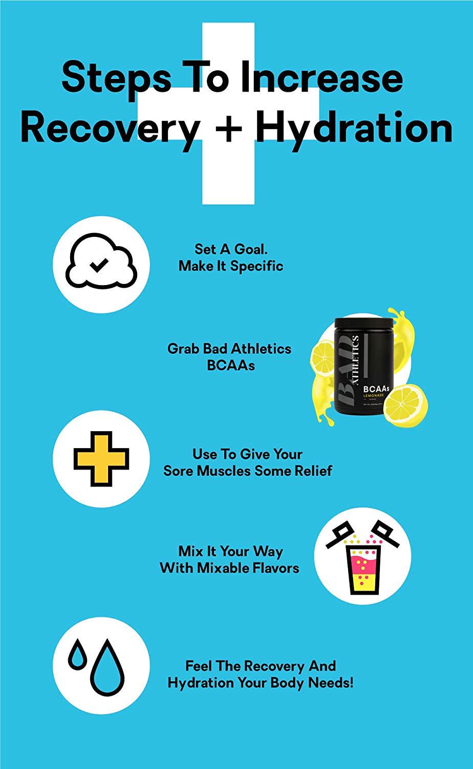 Bad Athletics Limeade BCAA's for Women are formulated to Help Build, Repair and Maintain Lean Muscle Mass and are Stimulant Free, and Delivers a scientifically Proven Ratio of 2:1:1