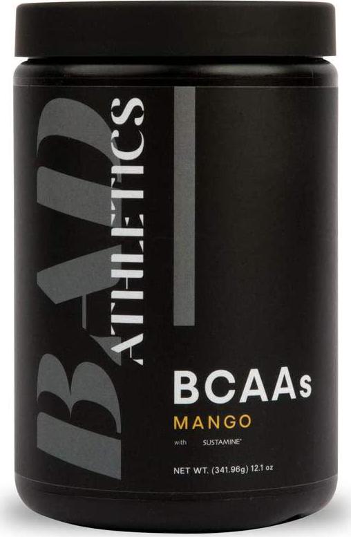Bad Athletics Mango BCAA's for Women are formulated to Help Build, Repair and Maintain Lean Muscle Mass and are Stimulant Free, and Delivers a scientifically Proven Ratio of 2:1:1