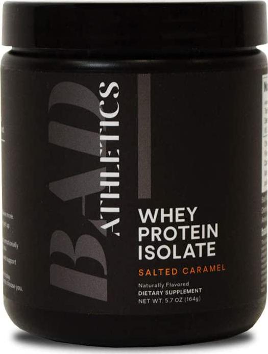 Bad Athletics Salted Caramel Protein Powder for Women | 100% Grass Fed Whey Protein | Five Ingredients, Naturally Flavored and Sweetened, 20g Protein | 7 Servings