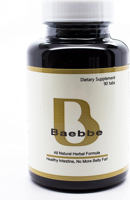 Baebbe 90 Tabs (Healthy Intestine, No More Belly Fat!) 100% Natural Herbs