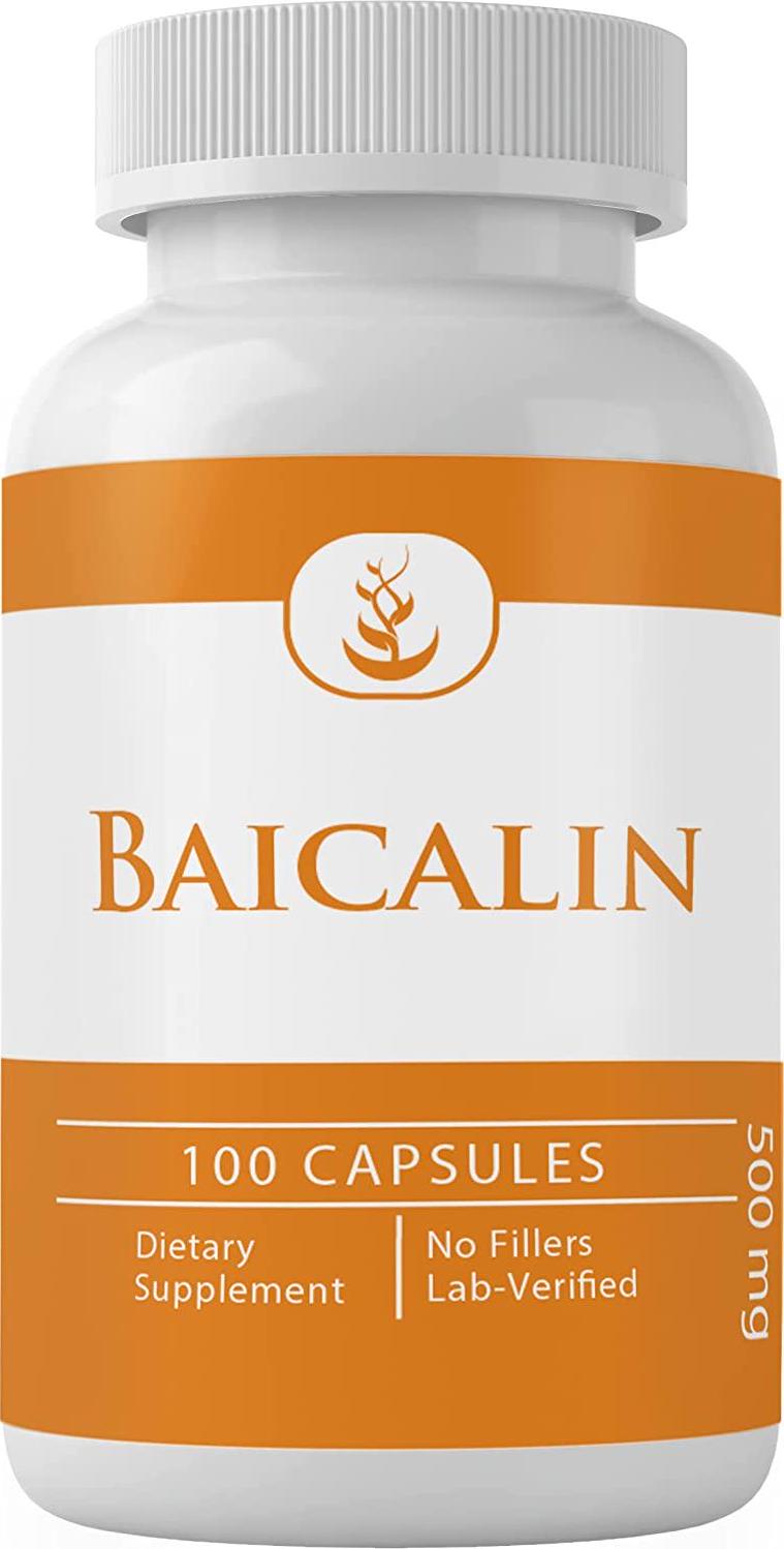 Baicalin (100 Capsules) Lab Tested, Sleep and Anxiety*