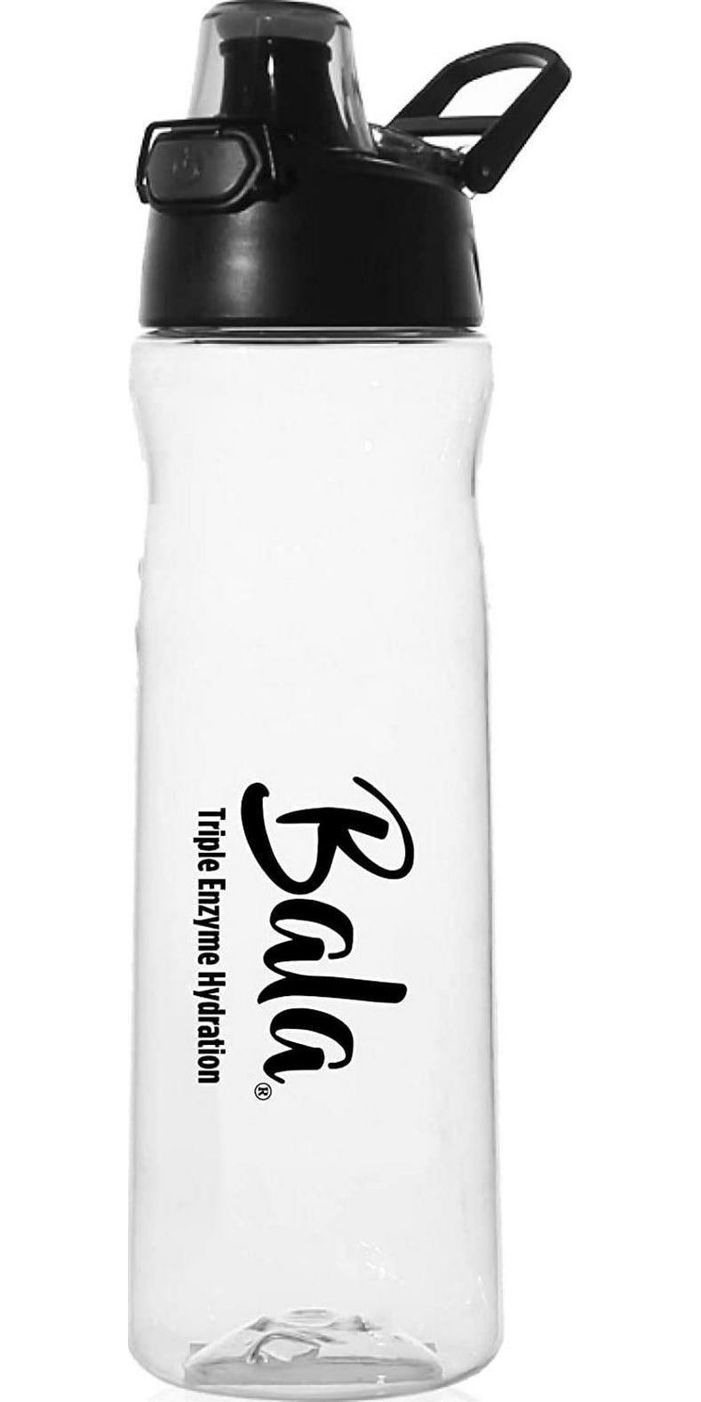 Bala Turmeric Enzyme Electrolyte Powder Packets, Post Workout Muscle Recovery Drink, Sugar Free Keto Hydration Mix for Gut Health, Pineapple, 10 Pack with 34 OZ Premium Water Bottle