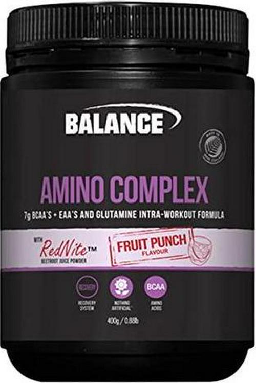 Balance Amino Complex Protein Powder Fruit Punch Flavour 400 g