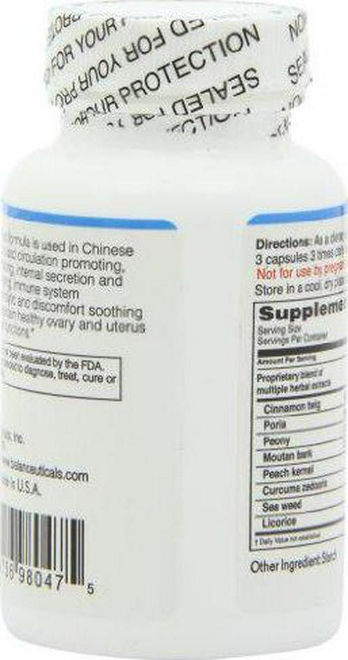 Balanceuticals Ovary and Uterus Clean, 500 mg Dietary Supplement Capsules, 60-Count Bottle