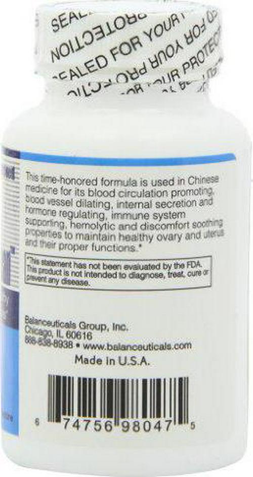 Balanceuticals Ovary and Uterus Clean, 500 mg Dietary Supplement Capsules, 60-Count Bottle