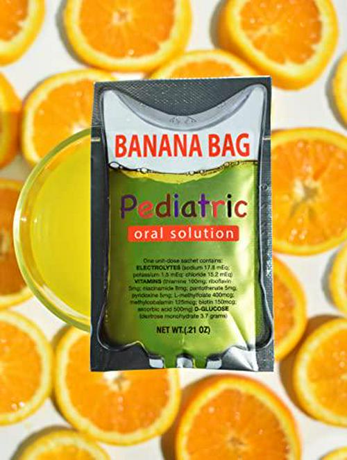 Banana Bag Oral Solution - Pediatric: Electrolyte and Vitamin Powder Packet for Reconstitution in Water to Drink (5)