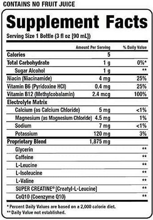 Bang Energy Shots, Candy Apple Crisp, World's 1st Carbonated Energy Shot with Super Creatine, 3 Fl Oz, (Pack of 24)