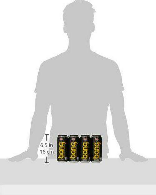 Bang Lemon Drop Energy Drink, 0 Calories, Sugar Free with Super Creatine, 16 Fl Oz (Pack of 12)