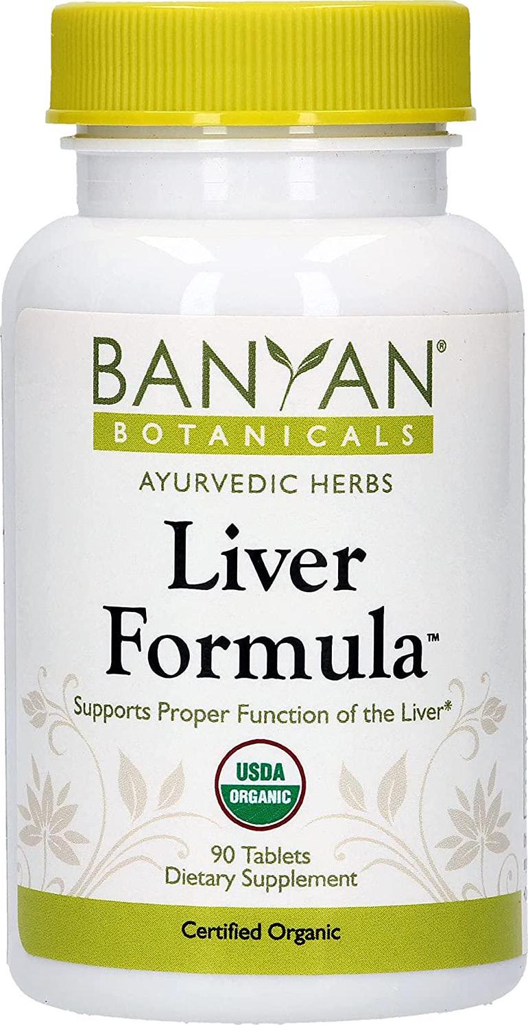 Banyan Botanicals Liver Formula - USDA Organic, 90 Tablets - Cleansing Bitter Herbs to Detoxify The Liver and Gallbladder*