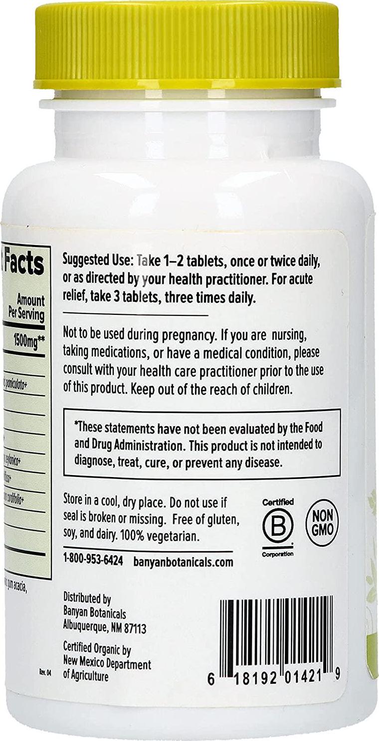 Banyan Botanicals Pollen Protect – Clinically Tested Organic Ayurvedic Supplement – For a Healthy Respiratory Response to Seasonal Irritants* – 90 Tablets – Non-GMO Natural Sustainably Sourced Vegan