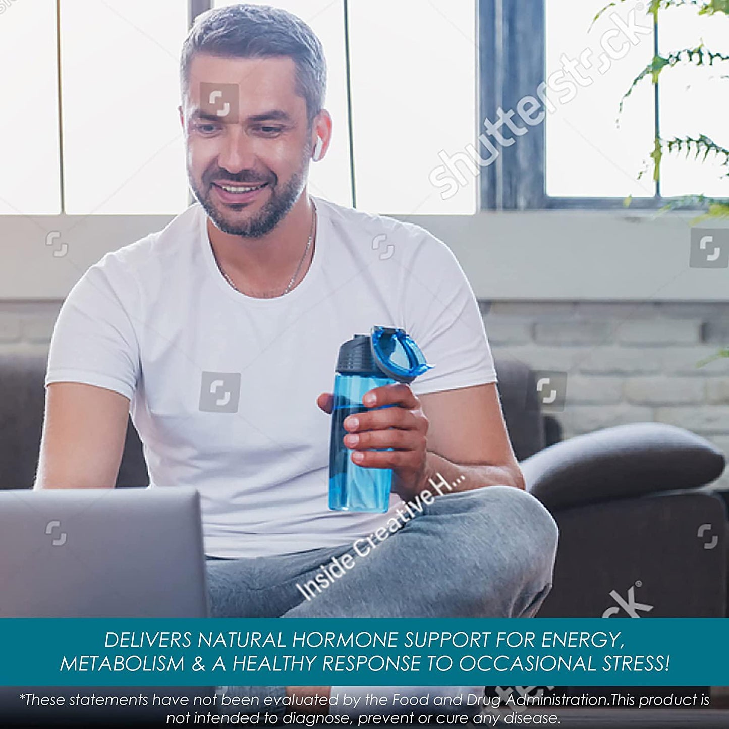 BareOrganics Adrenal Recharge Liquid Drops, 1 Ounce (Organic)