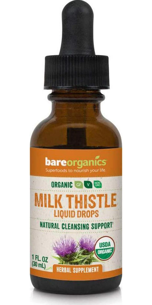 BareOrganics Digestive Care Liquid Drops, 1 Ounce (Organic)