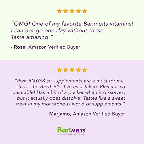 BariMelts B12 Plus, Dissolvable Bariatric Vitamins, Natural Cherry Flavor, 90 Fast Melting Tablets