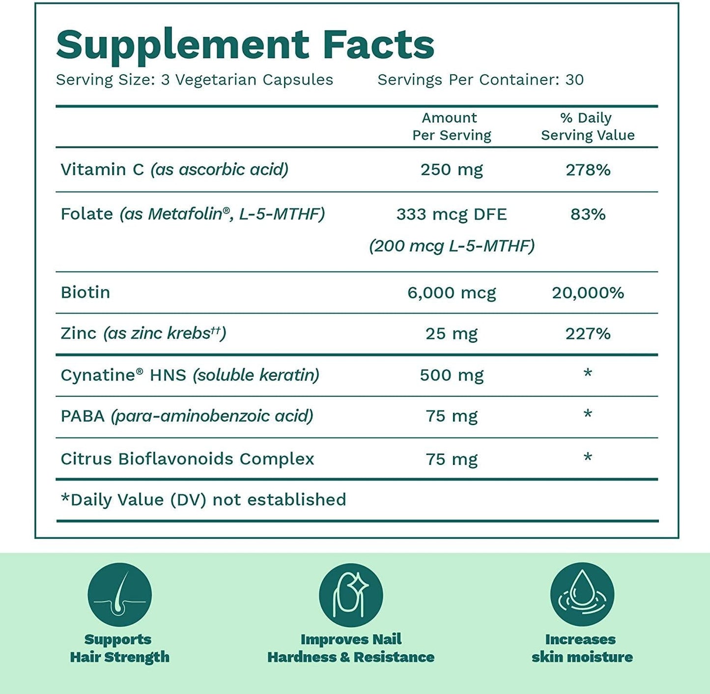 Bari Life Hair, Skin and Nails Supplement