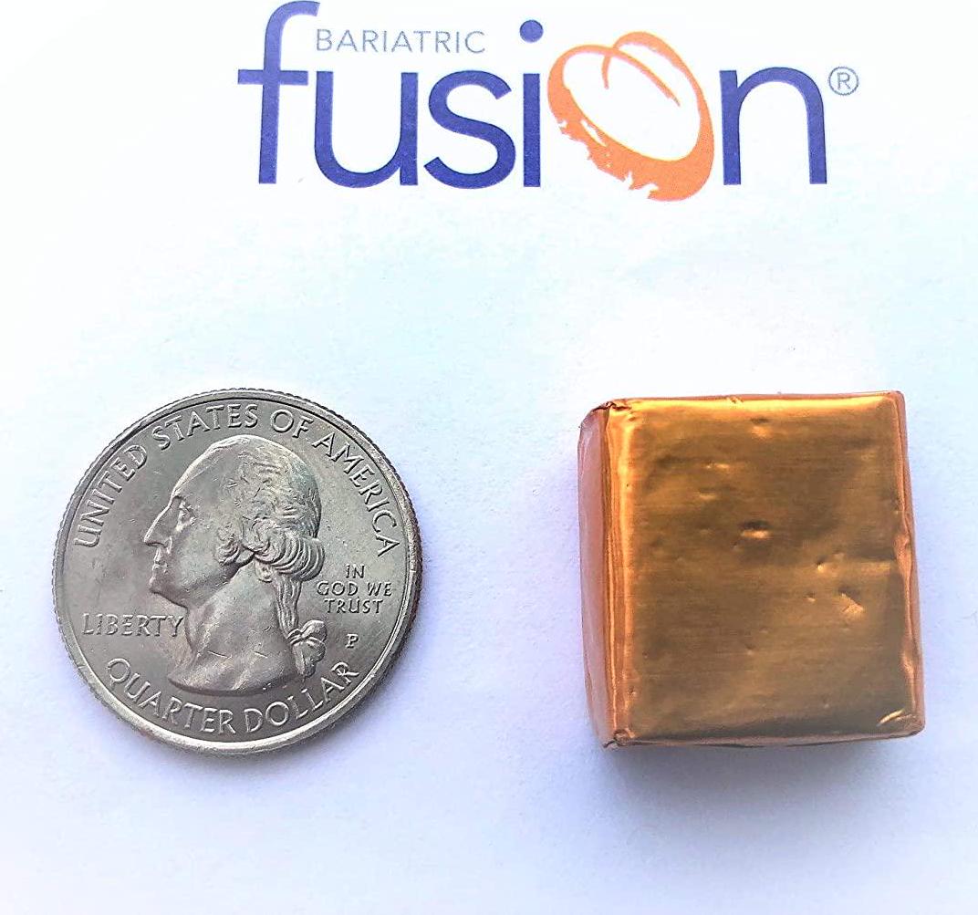 Bariatric Fusion 500mg Calcium Citrate and Energy Soft Chew Caramel Flavor for Bariatric Surgery Patients Including Gastric Bypass and Sleeve Gastrectomy, 60 Count, Sugar Free, Made in The USA