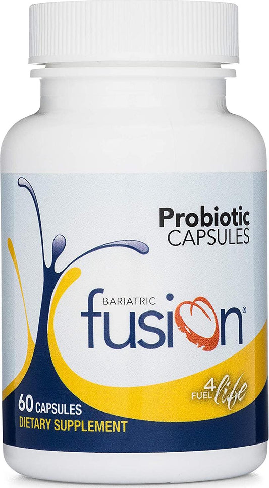 Bariatric Fusion Bariatric Probiotic Capsule Designed for Bariatric Patients, 10 Billion Live Organisms to Support Digestive and Immune Health, Easy to Swallow Capsule, 60 Count