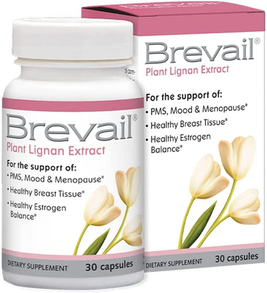 Barleans Brevail Plant Lignan Extract 30 Capsules - Dietary Supplement