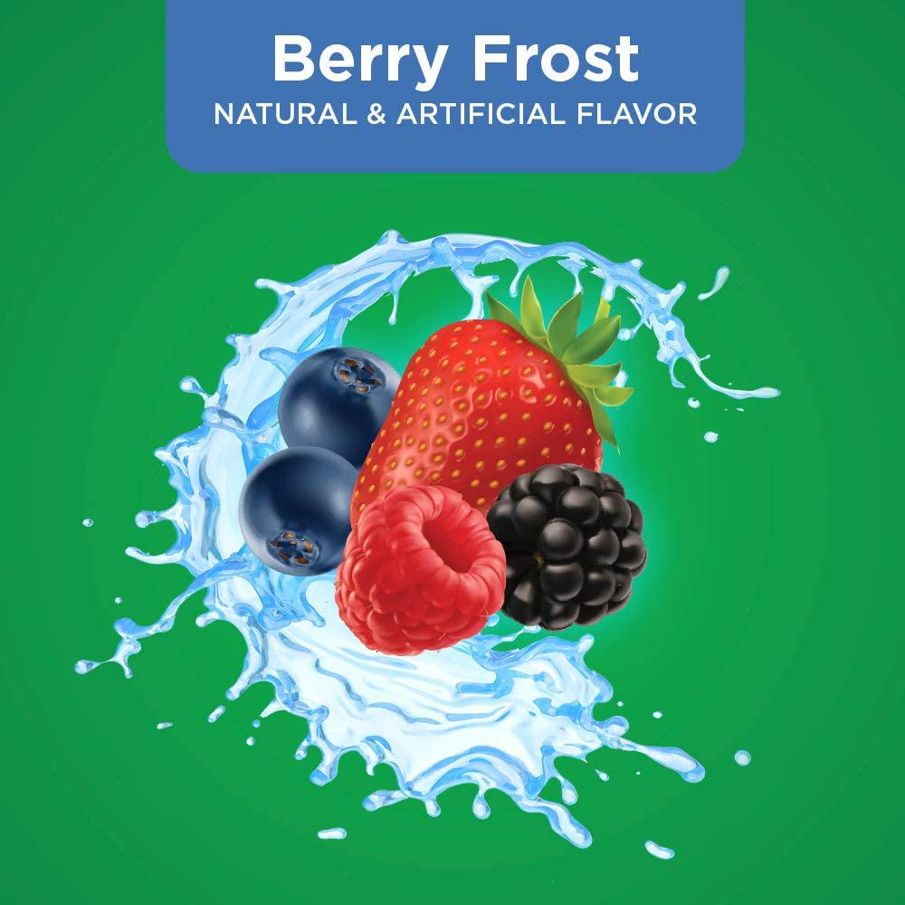 Basic Care Advantage Care Plus Electrolyte Solution, Berry Frost, Helps Prevent Dehydration, fluids, zinc and Electrolytes, 1 Liter