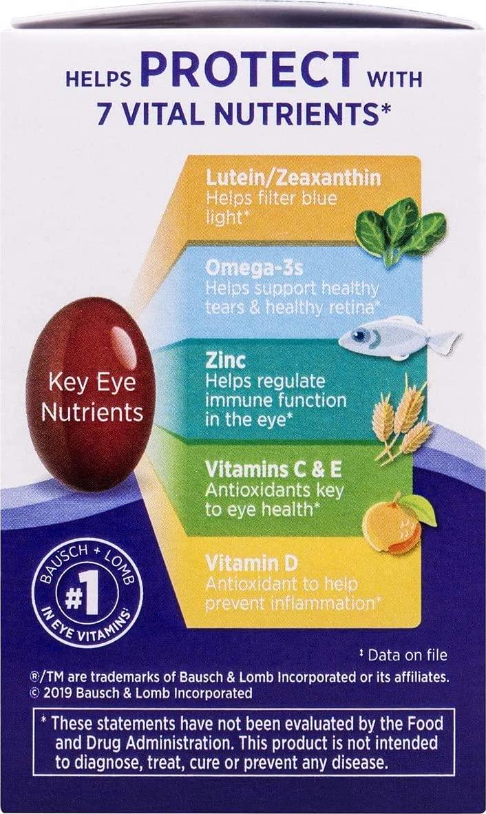 Bausch + Lomb Ocuvite Eye Performance Formula Soft Gels, 30 Count