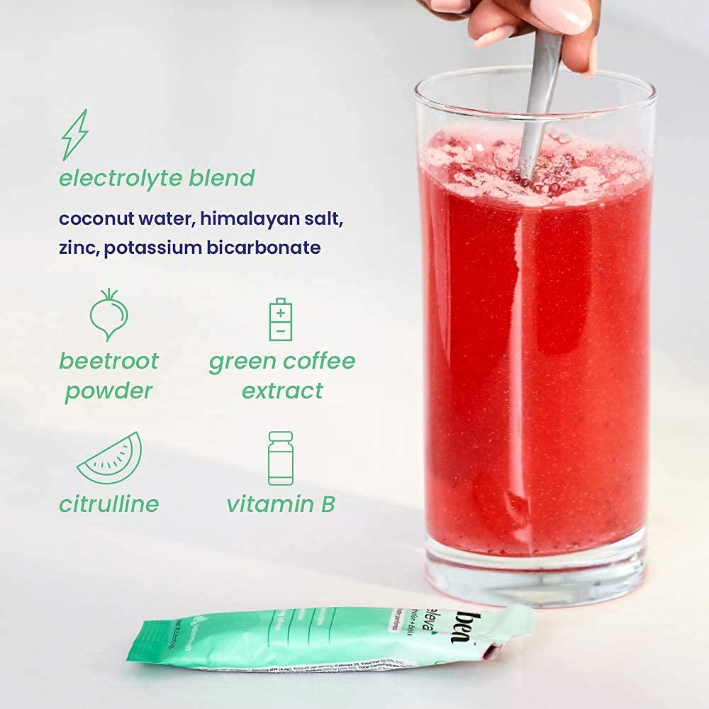 Beam Organics, Elevate Hydration Variety Pack, Balance + Recovery + Performance, 15 Single Serve Packets (5 of each), Hydration, Energy Blend, Probiotics, Collagen Mix