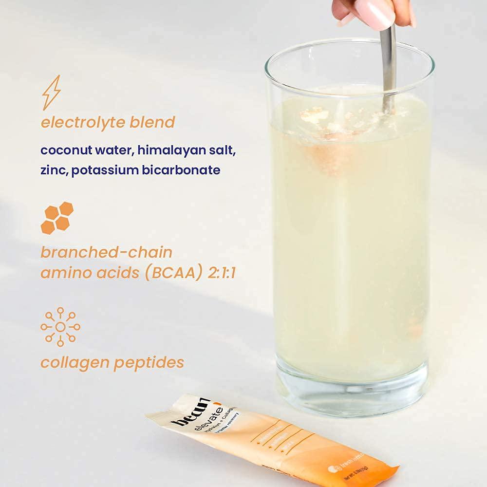 Beam Organics, Elevate Hydration Variety Pack, Balance + Recovery + Performance, 15 Single Serve Packets (5 of each), Hydration, Energy Blend, Probiotics, Collagen Mix