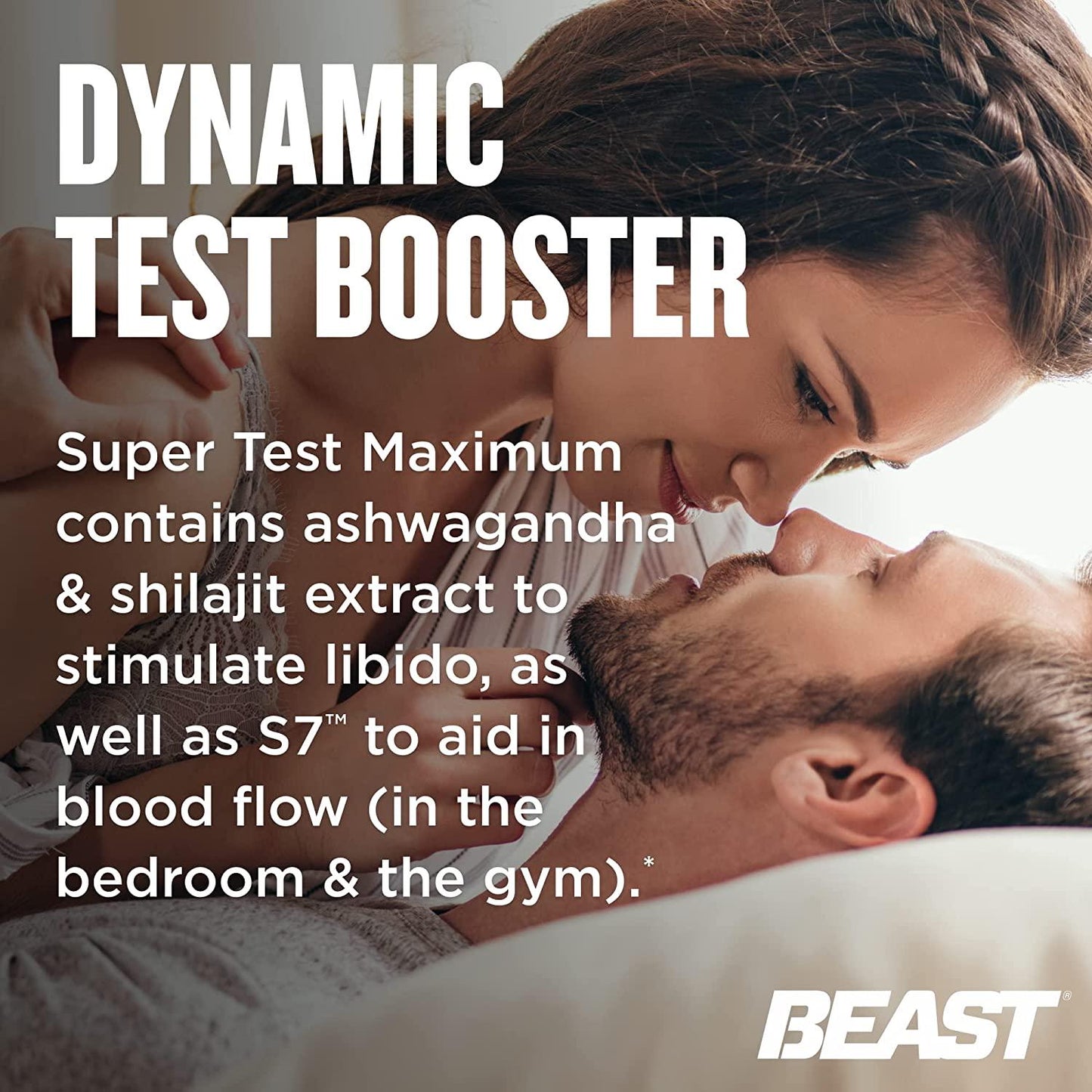 Beast Sports Nutrition Super Test Maximum - 120 Capsules - Boost Natural Testosterone Levels - Maximize Strength, Burn Body Fat, Faster Recovery and Increase Performance - 30 Servings