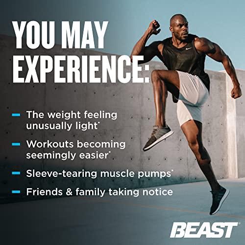 Beast Sports Nutrition Super Test Maximum - 120 Capsules, Pack of 2 - Boost Natural Testosterone Levels - Maximize Strength, Burn Body Fat, Faster Recovery and Increase Performance - 60 Total Servings