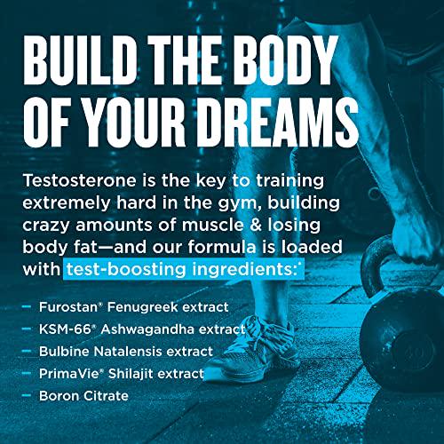 Beast Sports Nutrition Super Test Maximum - 120 Capsules, Pack of 2 - Boost Natural Testosterone Levels - Maximize Strength, Burn Body Fat, Faster Recovery and Increase Performance - 60 Total Servings