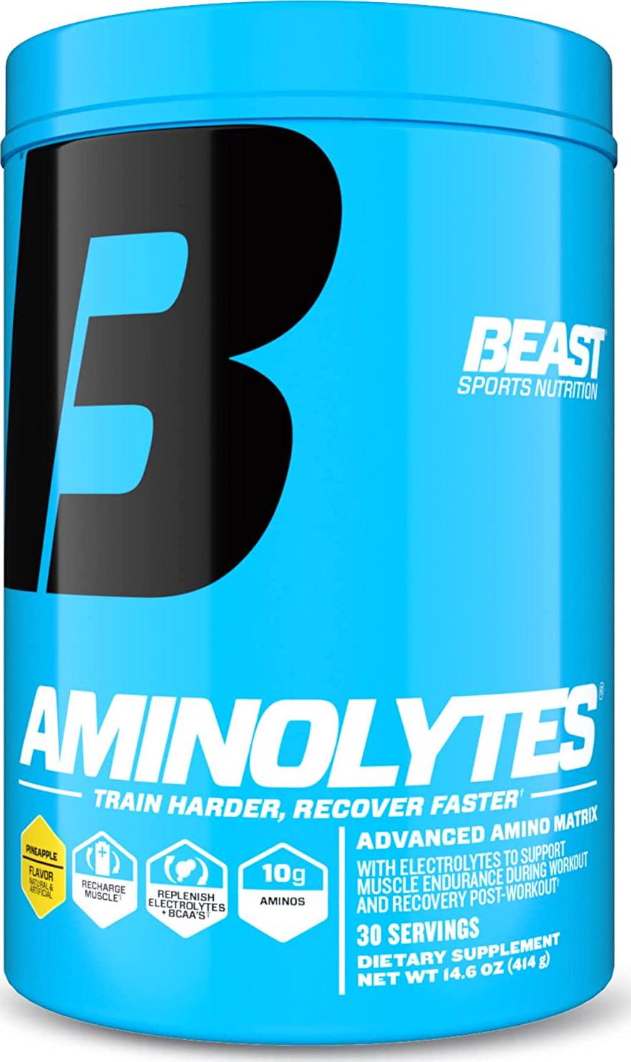 Beast Sports Nutrition, Aminolytes, Advanced Amino Matrix, Pineapple 30 Servings