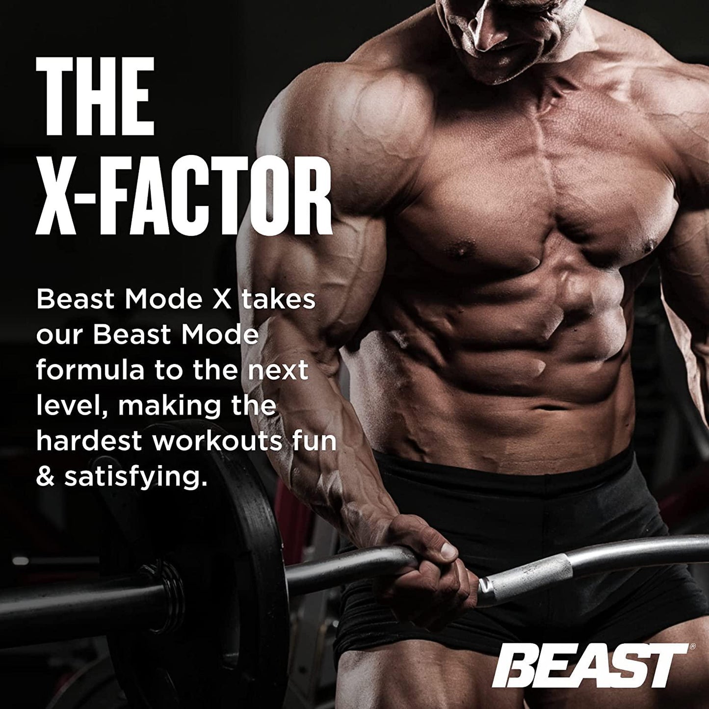Beast Sports Nutrition Beast Mode X, Rocket Pop - 5.78 oz - Professional-Strength Pre-Workout - Maximize Energy, Muscle, Focus, Endurance and Pumps - 25 Servings
