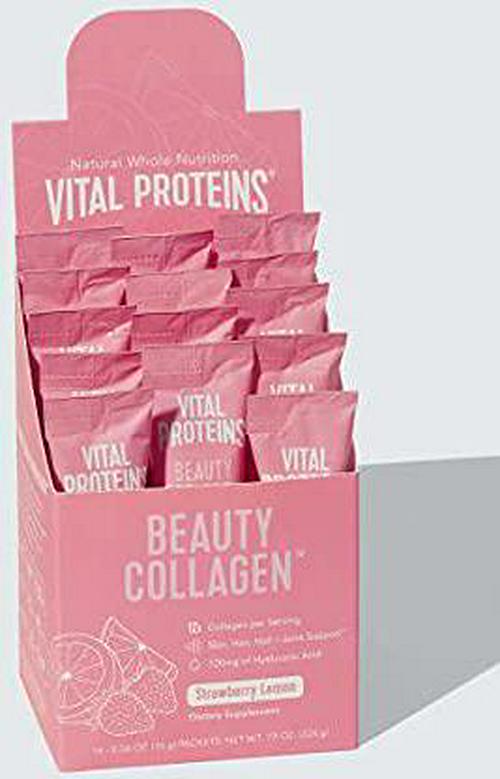 Beauty Collagen Strawberry Lemon Stick Pack Box (14CT Carton 12 in A CASE)