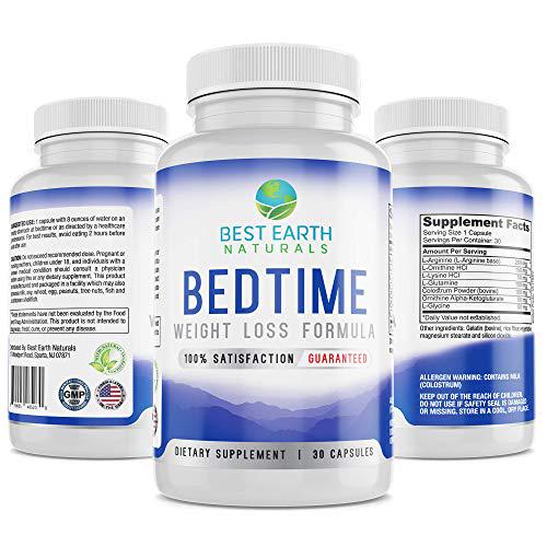 Bedtime Weight Loss Supplement - Helps Boost Metabolism, Suppress Appetite and Reduce Sugar Cravings While You Sleep