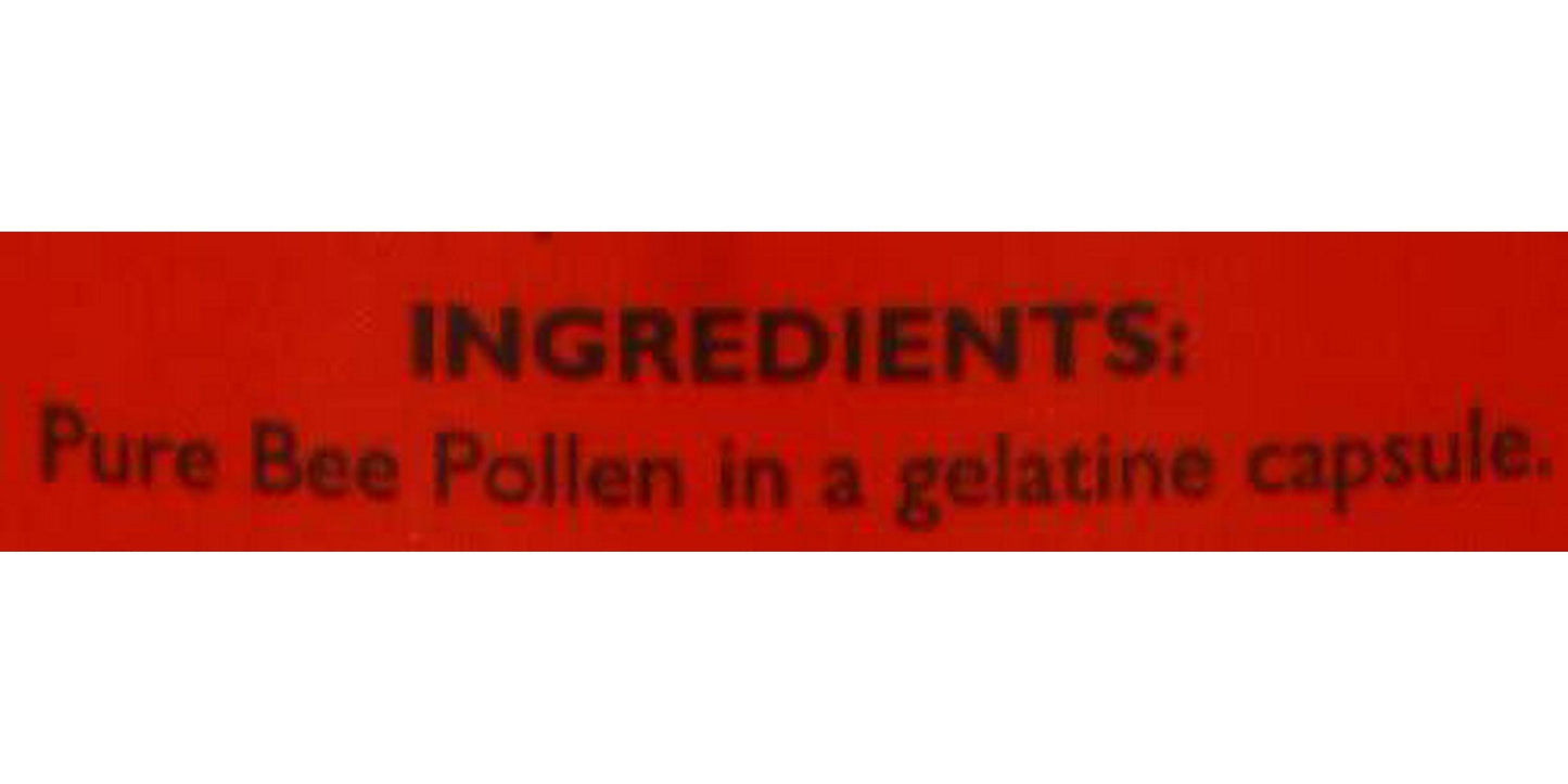 Bee Health 500mg Pure Bee Pollen 100 Capsules