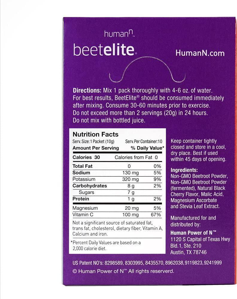 BeetElite Powder Canister and BeetElite Packets