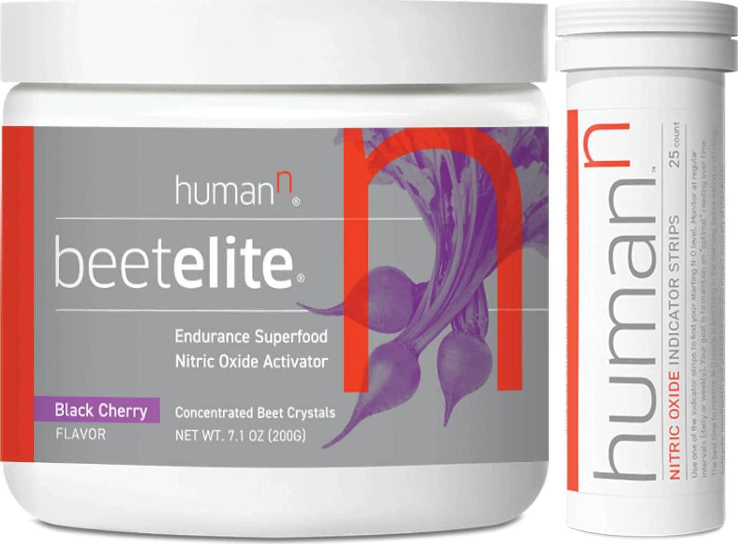 BeetElite Powder and Nitric Oxide Test Strips
