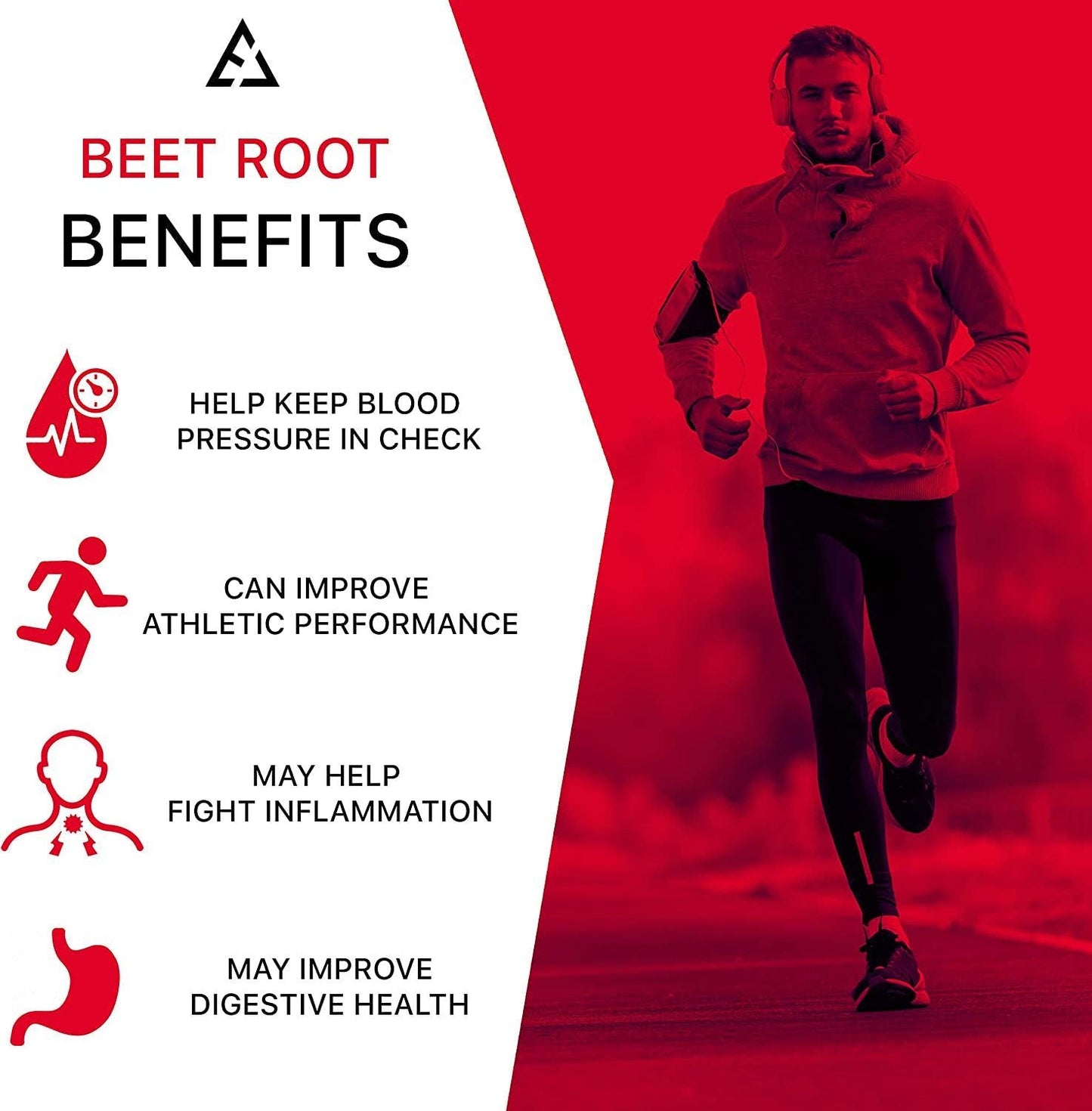 Beet Root Capsules - Concentrated Organic Beet Root Powder Supplement Extracted from Beet Juice - Blood Pressure Supplement - Nitric Oxide Boosting BeetrootÂ Supplement - 2250 MG 120 Capsules