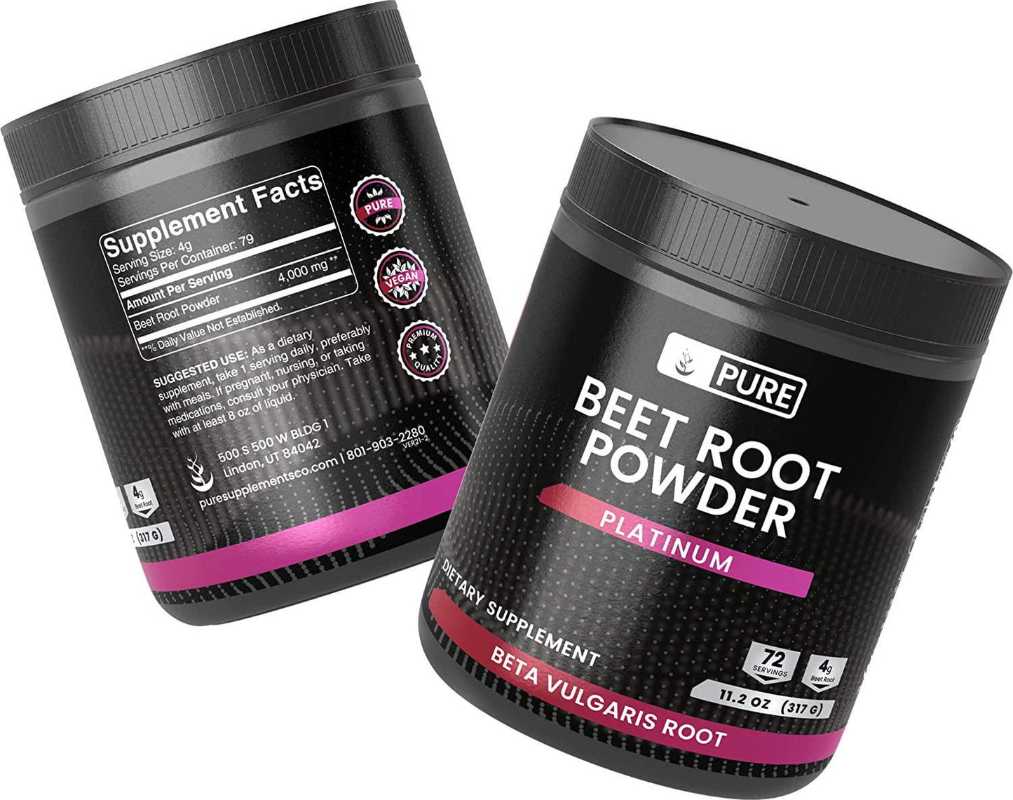 Beet Root Powder (11.2 oz) Circulation, Nitric Oxide, Endurance
