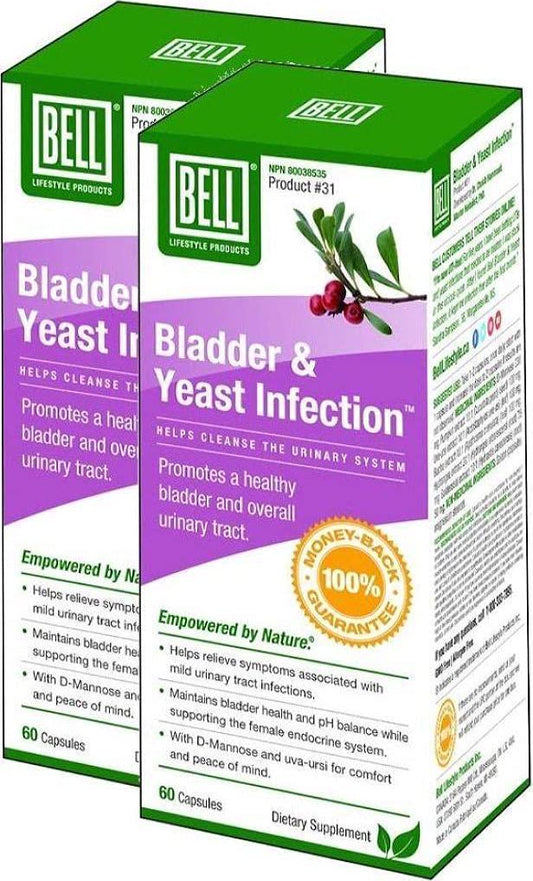 Bell Lifestyle Products Bladder Health and Yeast Balance - 60 Capsules