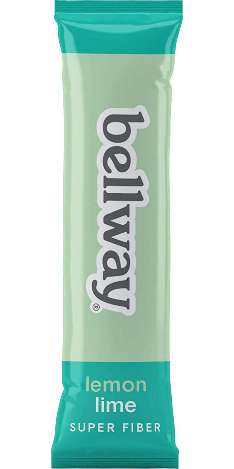 Bellway Sugar-Free Psyllium Husk Fiber Supplement, Lemon Lime, Stick, 14 Pack